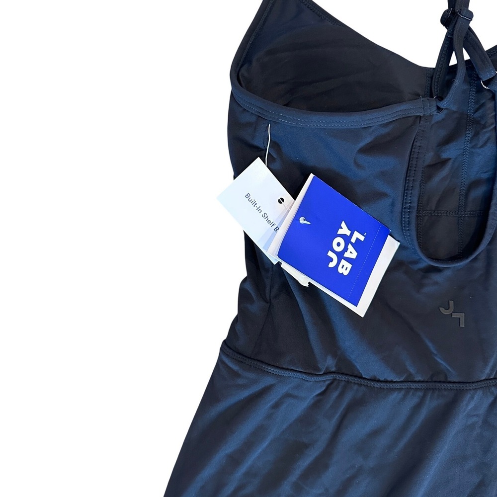 JoyLab Active Dress Womens M Black Built-in Bra Shorts Adjustable Straps *NEW* - Picture 6 of 8